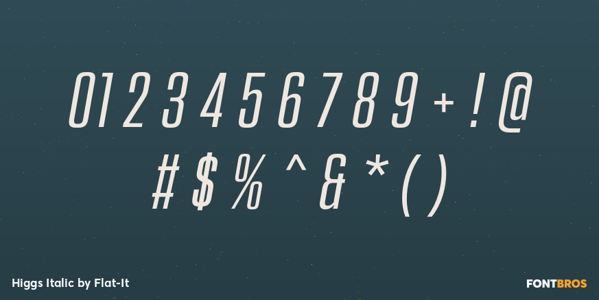 Higgs Italic Font Poster #4