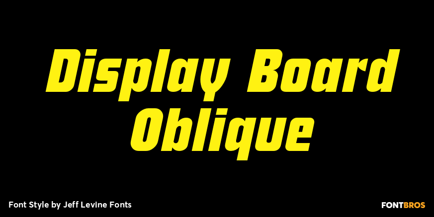 Display Board Oblique Poster