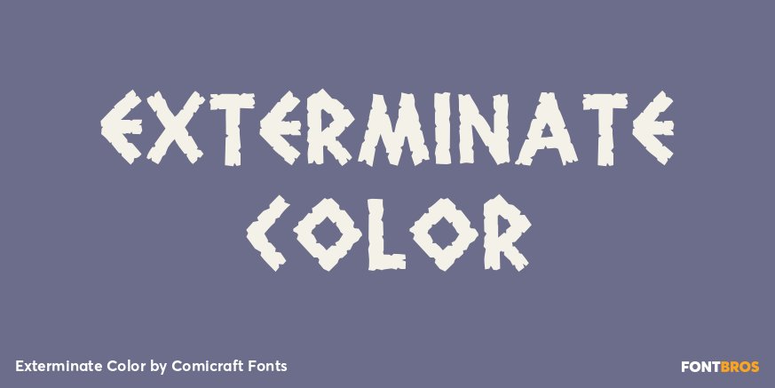 Exterminate Color Poster
