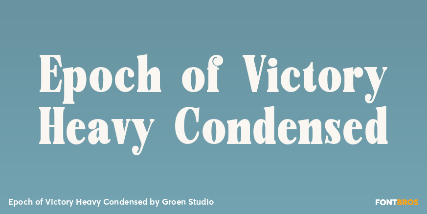 Epoch of Victory Heavy Condensed Poster