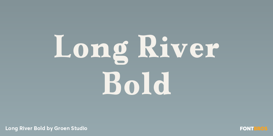 Long River Bold Poster