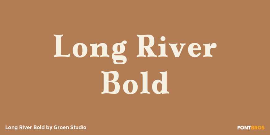 Long River Bold Poster
