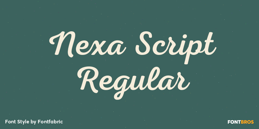 Nexa Script Regular Poster