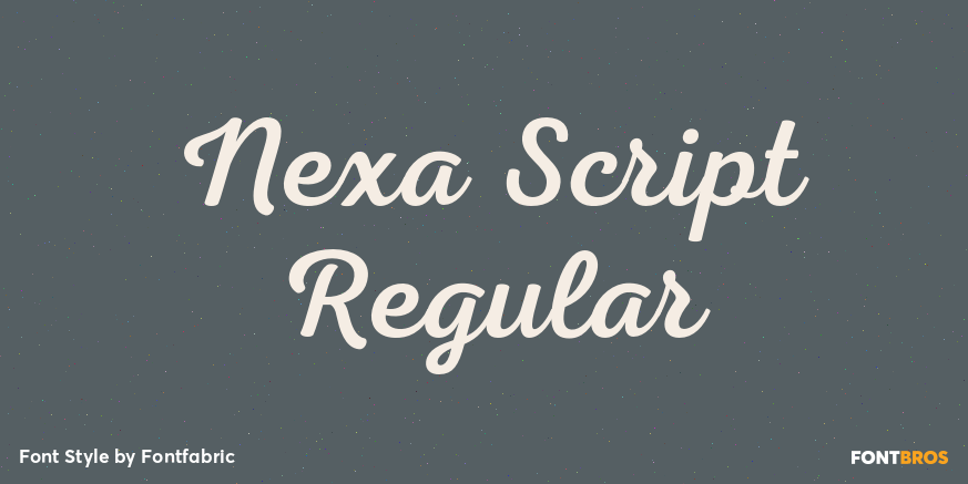 Nexa Script Regular Poster