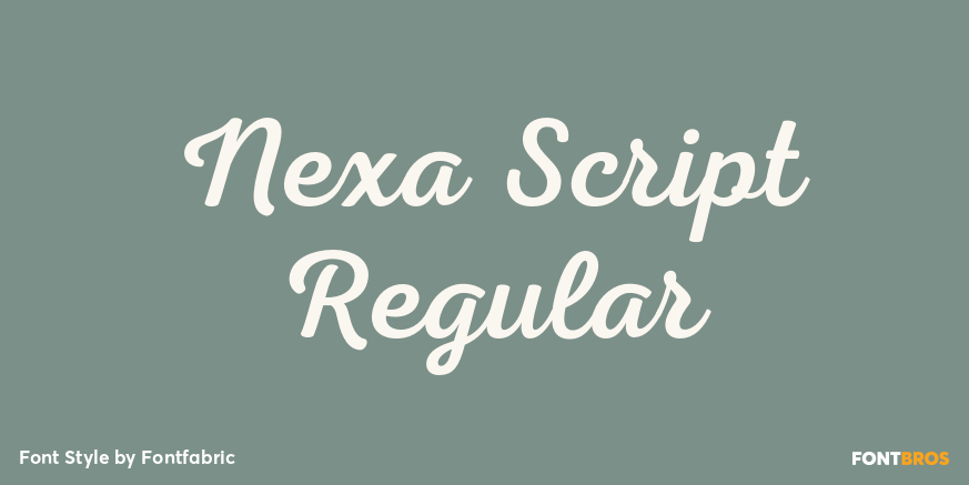 Nexa Script Regular Poster
