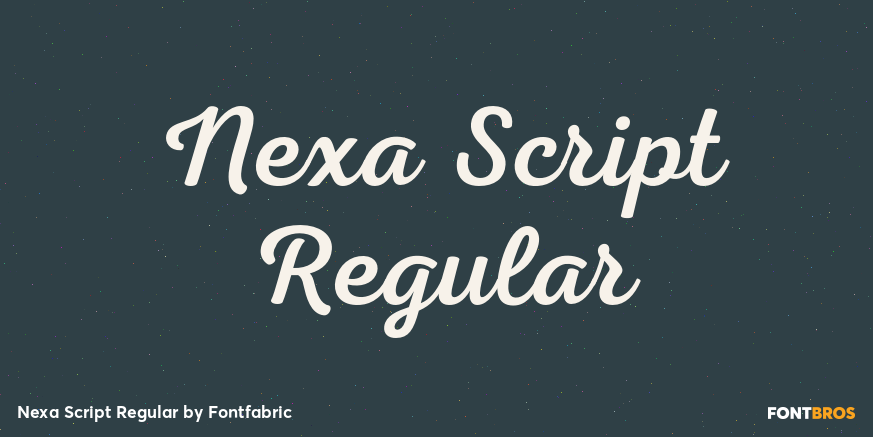 Nexa Script Regular Poster