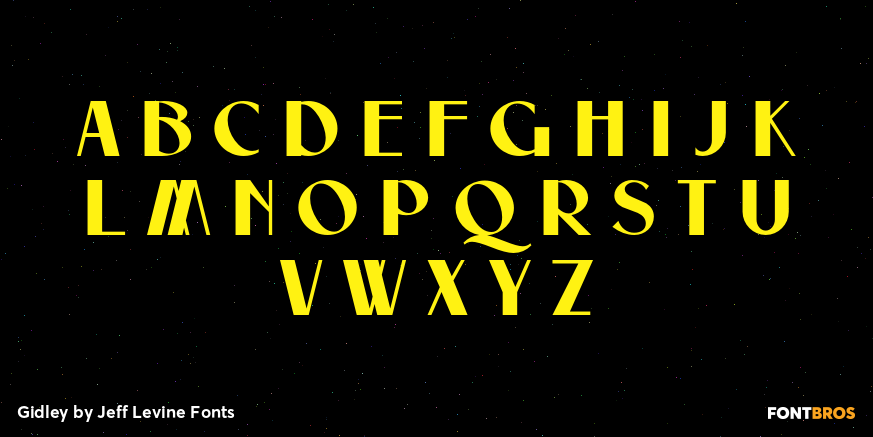 Gidley Font Poster #3