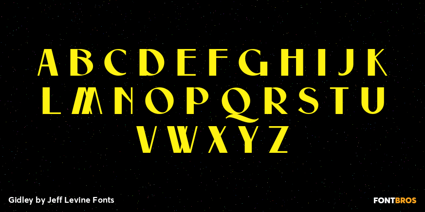 Gidley Font Poster #1