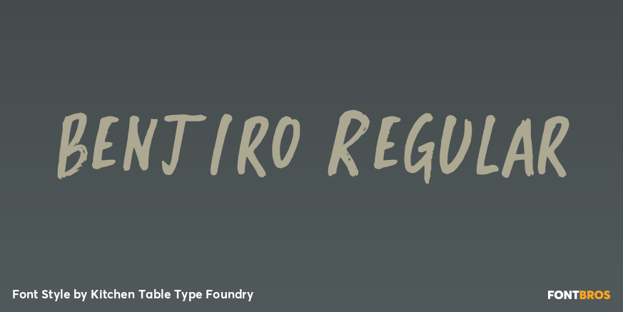 Benjiro Regular Poster