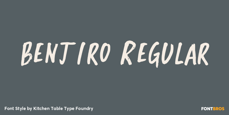 Benjiro Regular Poster