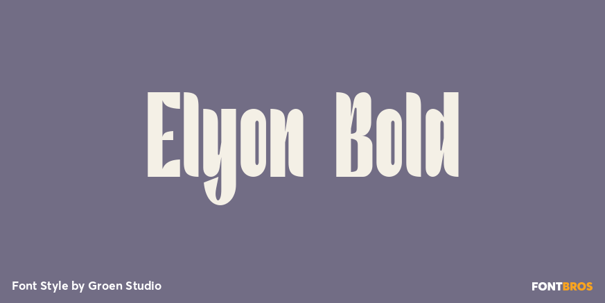 Elyon Bold Poster