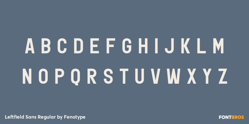 Leftfield Sans Regular Font Poster #3