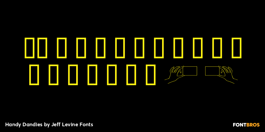 Handy Dandies Font Poster #4