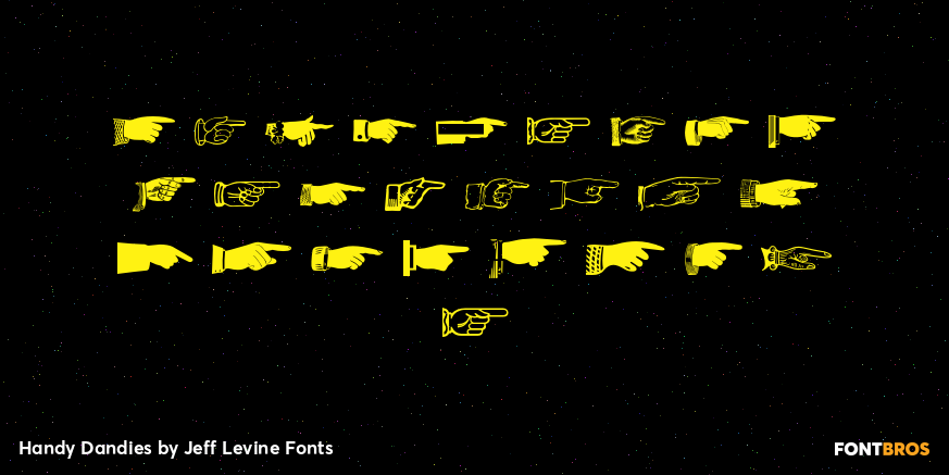 Handy Dandies Font Poster #2