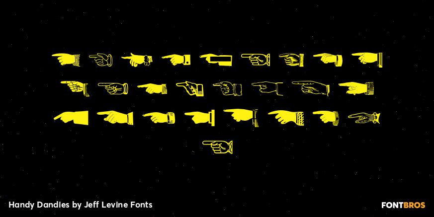 Handy Dandies Font Poster #3