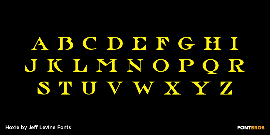 Hoxie Font Poster #2