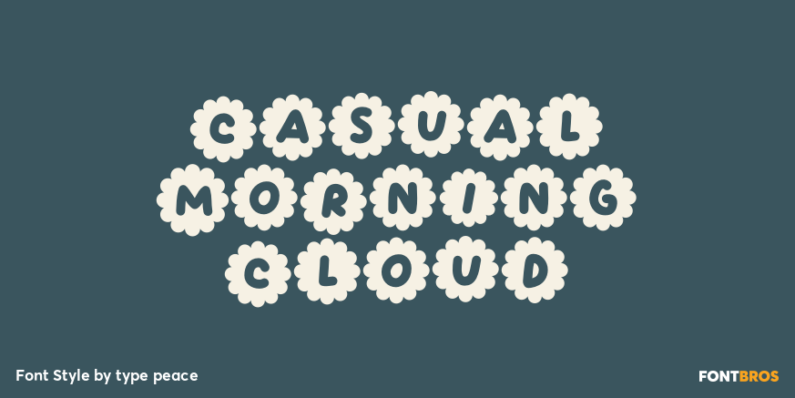 Casual Morning Cloud Poster