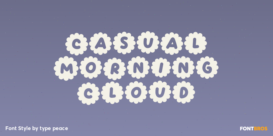 Casual Morning Cloud Poster