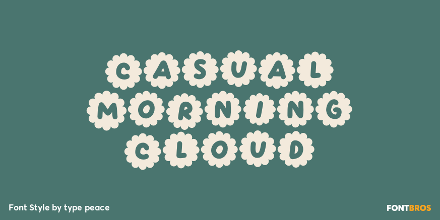 Casual Morning Cloud Poster