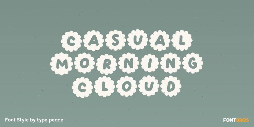 Casual Morning Cloud Poster