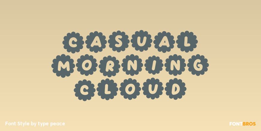 Casual Morning Cloud Poster