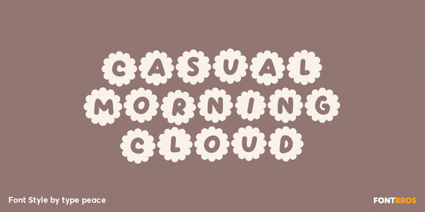 Casual Morning Cloud Poster