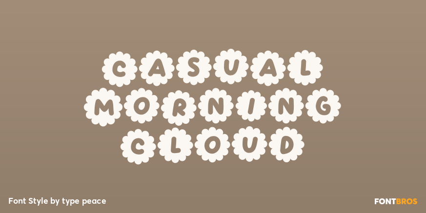Casual Morning Cloud Poster