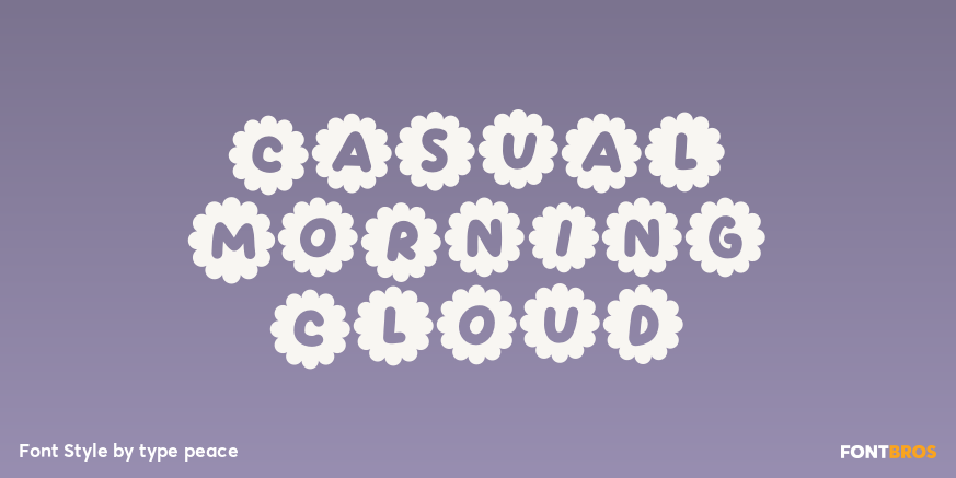 Casual Morning Cloud Poster