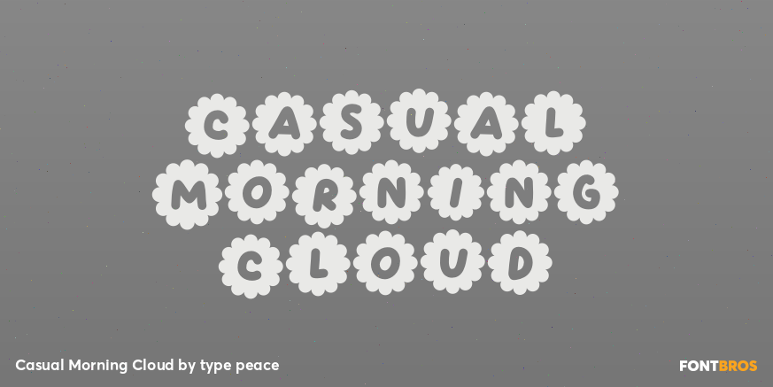 Casual Morning Cloud Poster