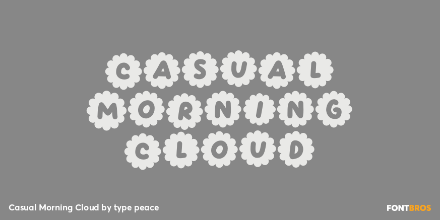 Casual Morning Cloud Poster