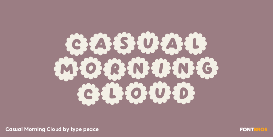 Casual Morning Cloud Poster