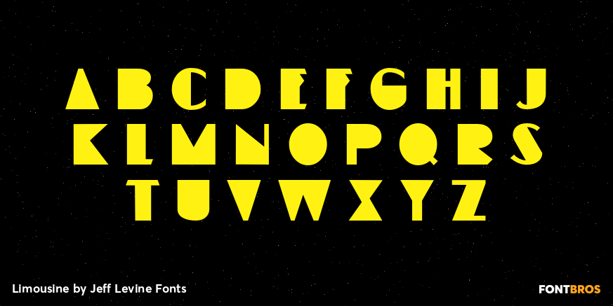 Limousine Font Poster #2