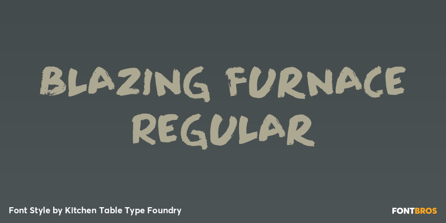 Blazing Furnace Regular Poster