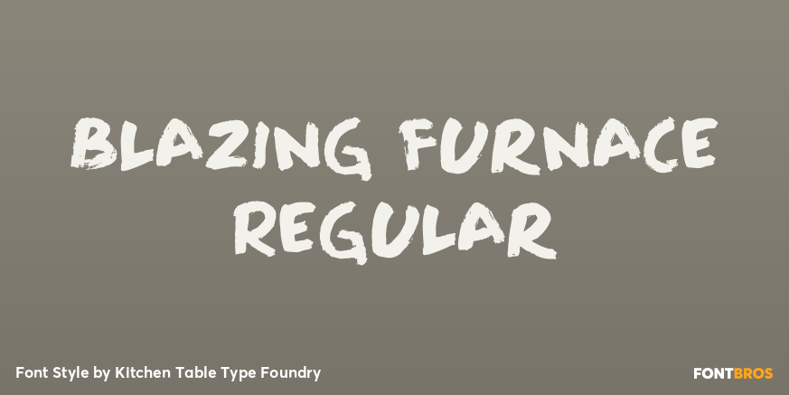 Blazing Furnace Regular Poster