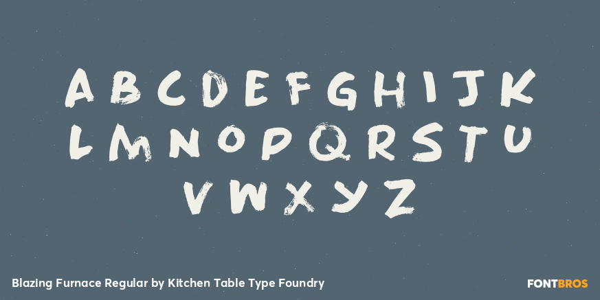 Blazing Furnace Regular Font Poster #1