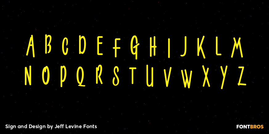 Sign and Design Font Poster #2