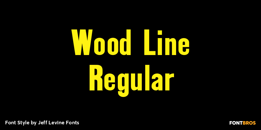 Wood Line Regular Poster
