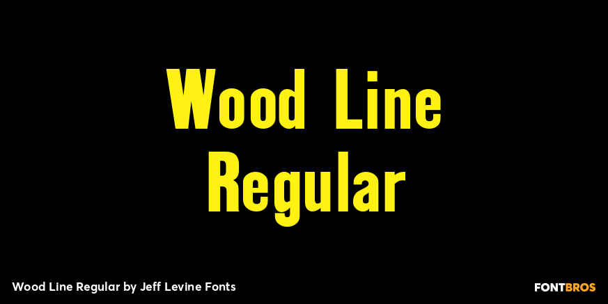 Wood Line Regular Poster