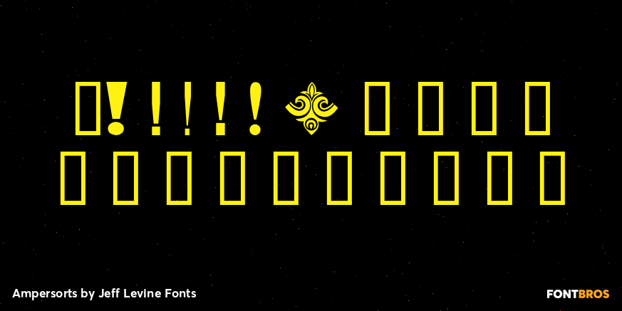 Ampersorts Font Poster #4