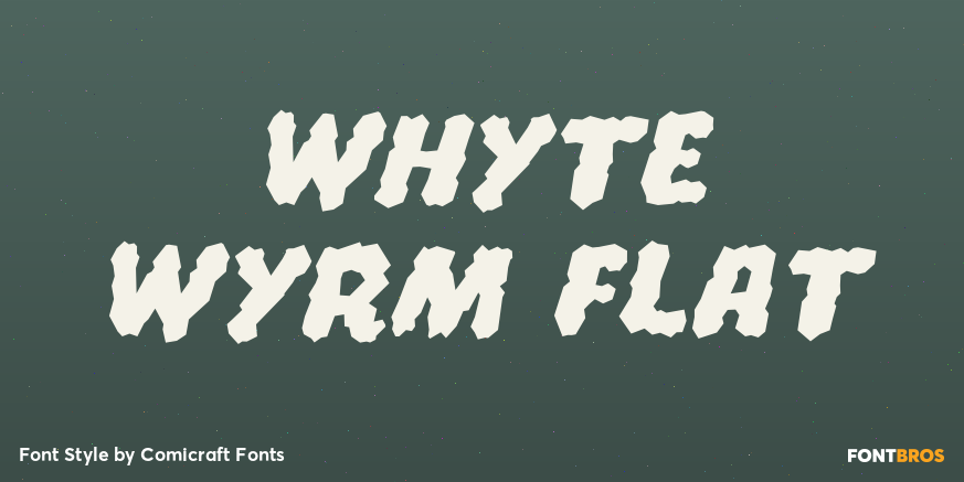 Whyte Wyrm Flat Poster