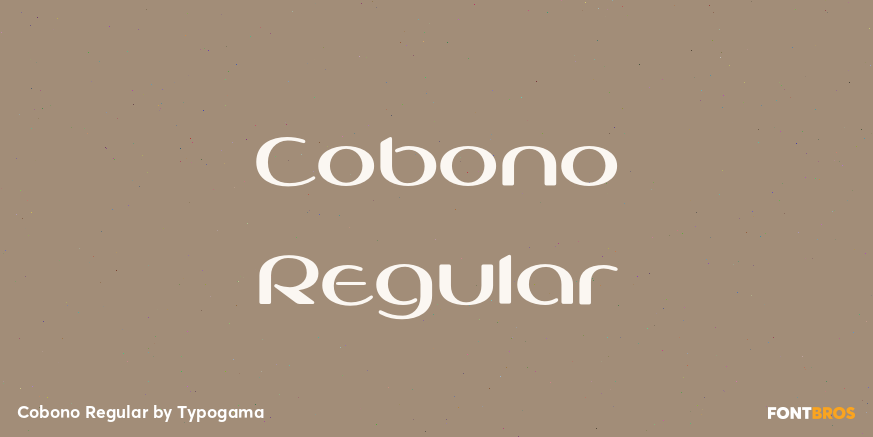 Cobono Regular Poster