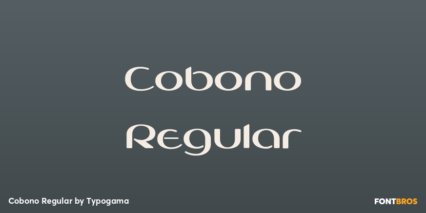 Cobono Regular Poster
