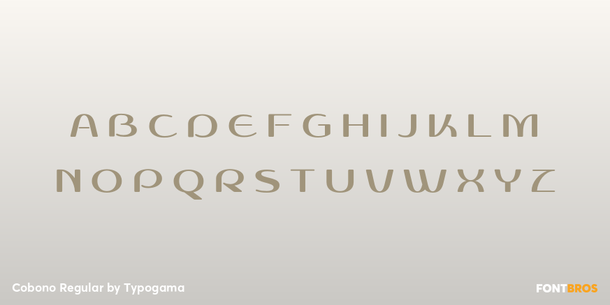 Cobono Regular Font Poster #2