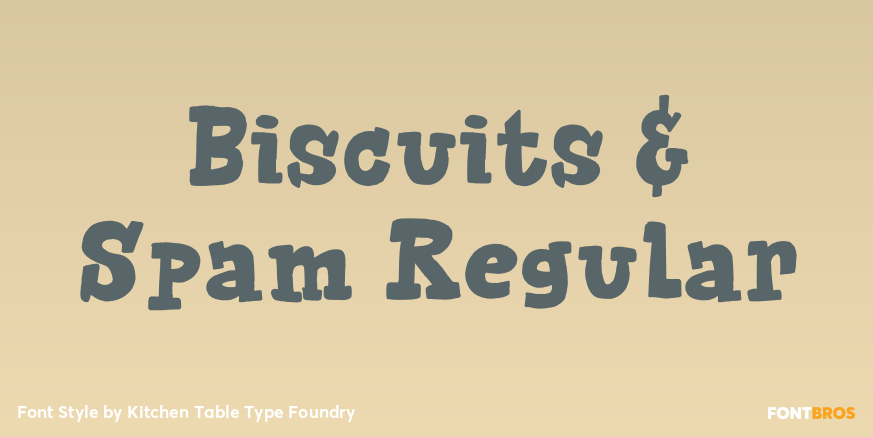 Biscuits & Spam Regular Poster