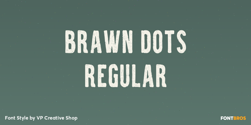 Brawn Dots Regular Poster