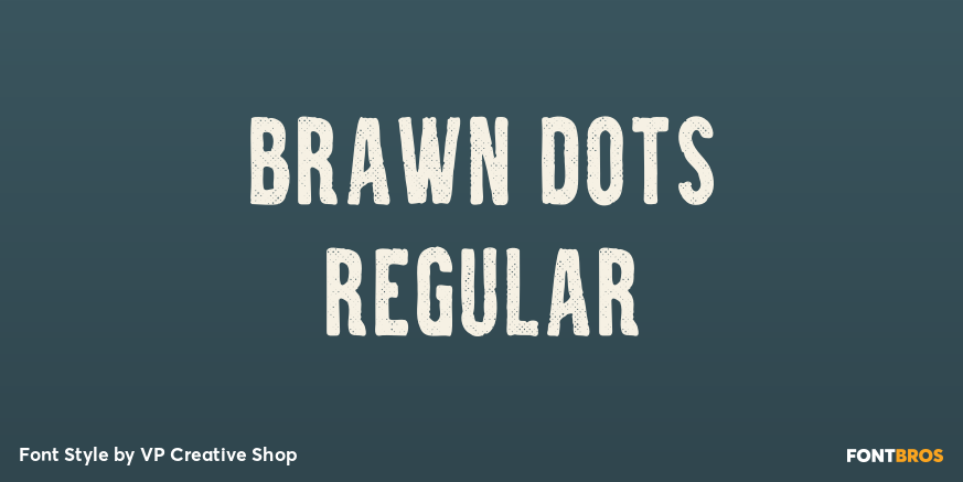 Brawn Dots Regular Poster