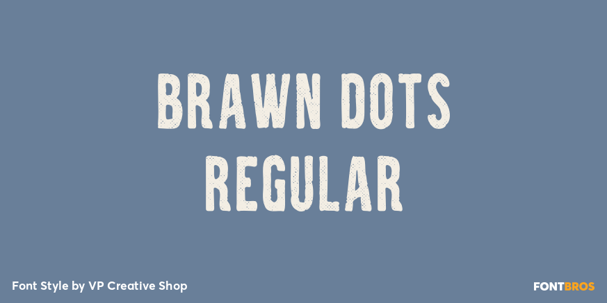 Brawn Dots Regular Poster