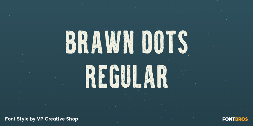 Brawn Dots Regular Poster