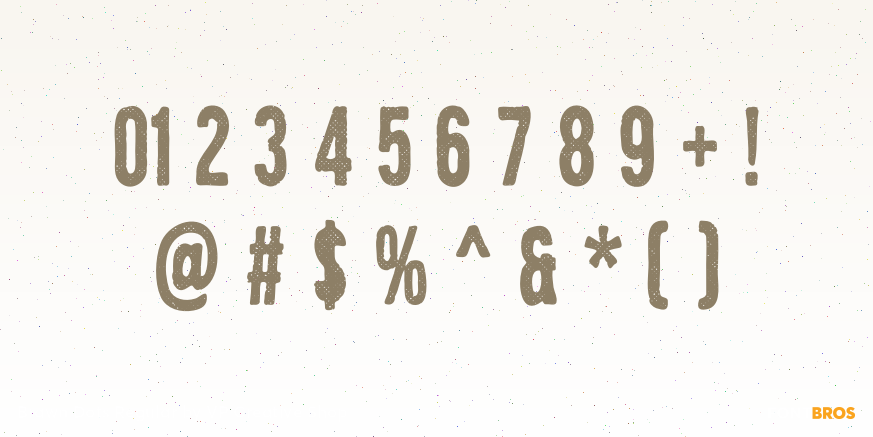 Brawn Dots Regular Font Poster #4