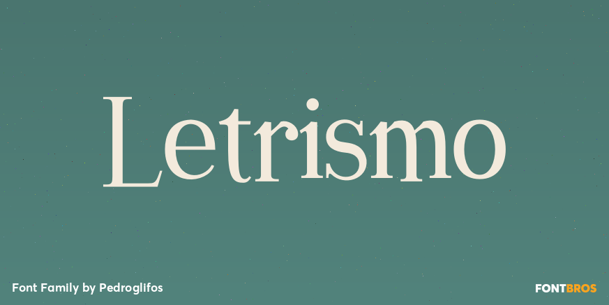 Letrismo Font Poster